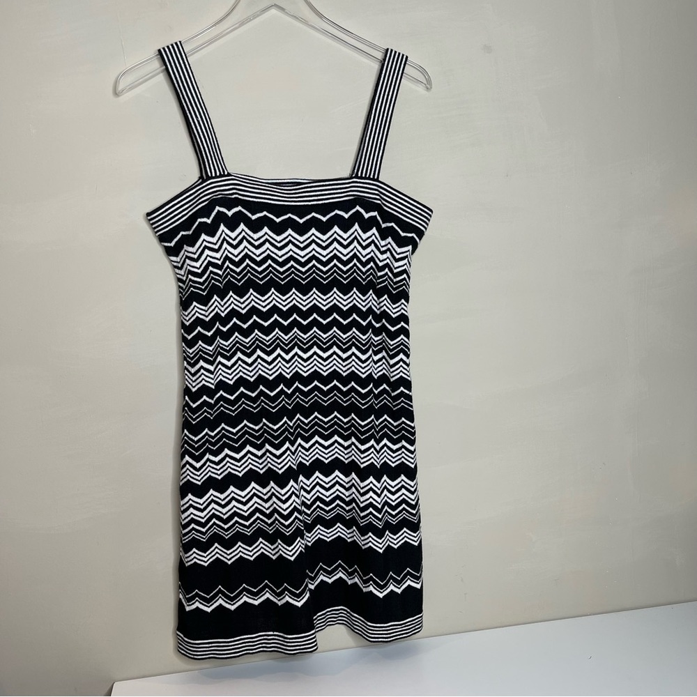 MISSONI For Target Black White Zig Zag Chevron Pattern
